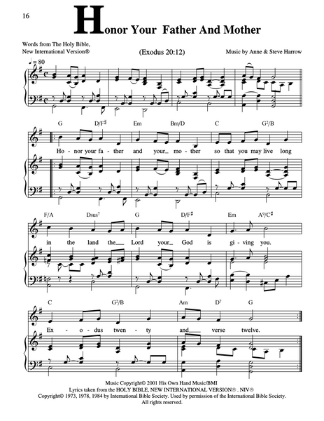 Sing The Word from A to Z Sheet Music Downloads