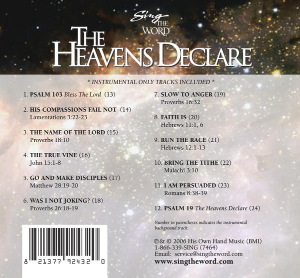 The Heavens Declare CD